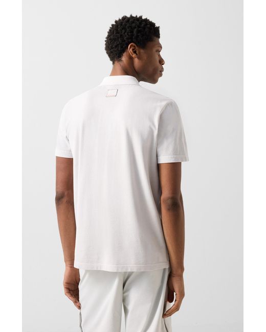 Bogner Fire + Ice White Ramon Polo Shirt For for men