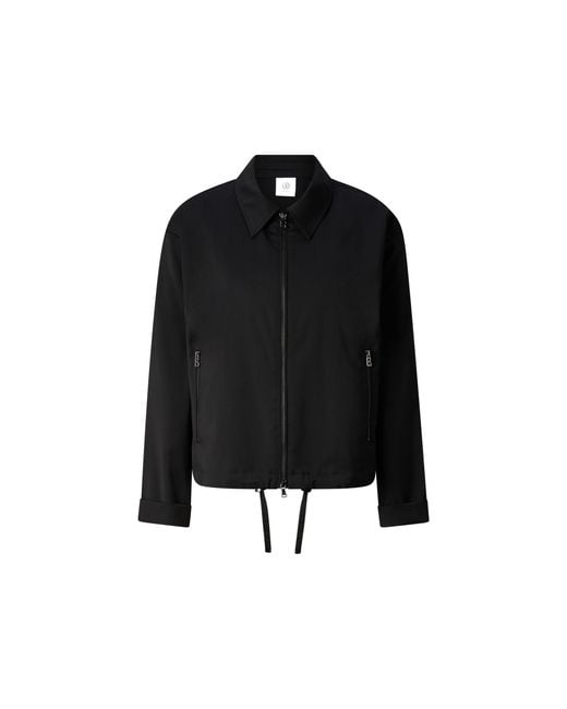 Bogner Black Elody Virgin Wool Blouse