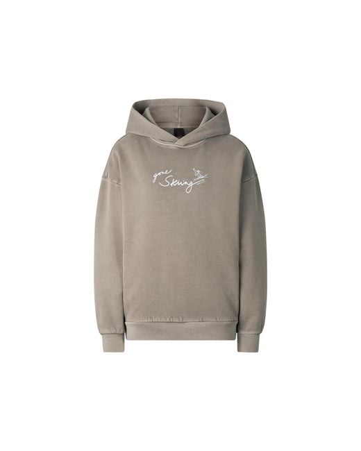 Bogner Fire + Ice Gray Sibel Cotton Hoodie