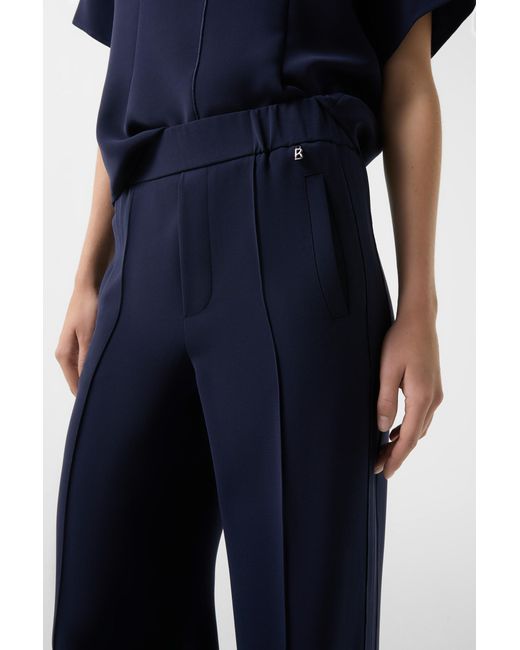 Bogner Blue Suzy Crepe Marlene Trousers