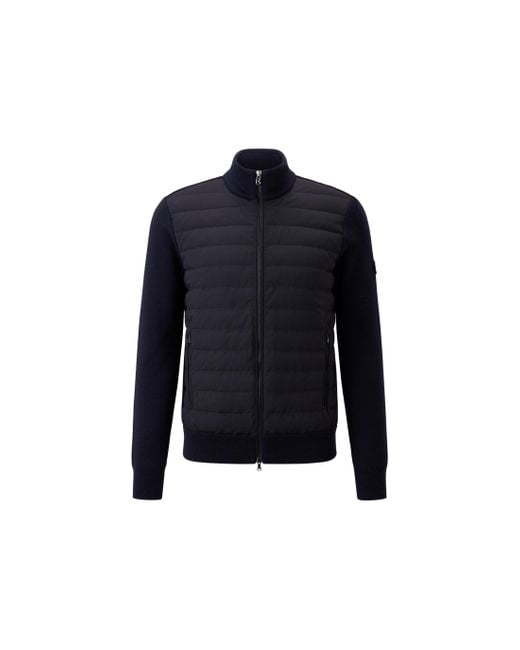 Bogner Blue Zisco Hybrid Knit Jacket for men