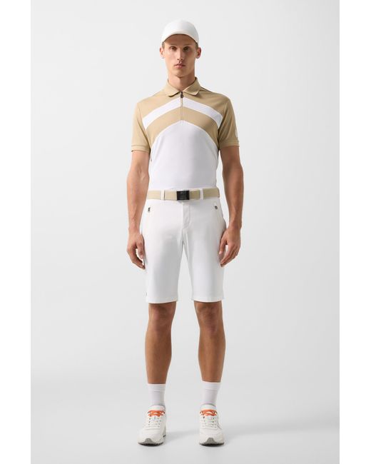 Bogner White Warin Functional Shorts for men