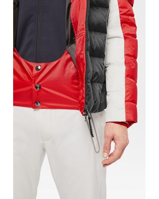 Bogner Benni Down Ski Jacket In Black/red/white for Men | Lyst Canada