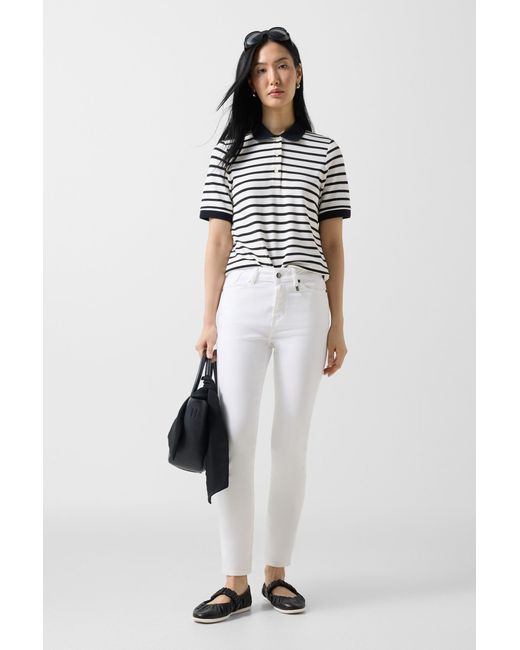 Bogner White 7/8 Slim Fit Jeans Julie