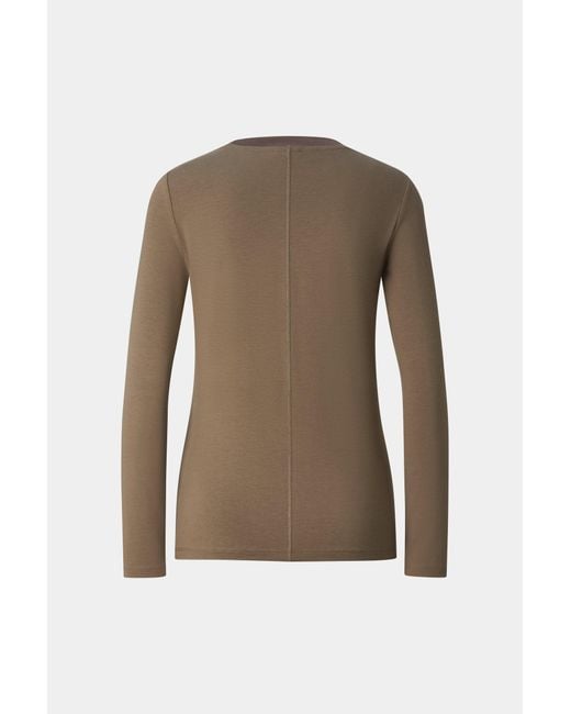 Bogner Brown Alexi Long-Sleeved Top For