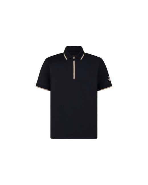 Bogner Black Cody Functional Polo Shirt for men
