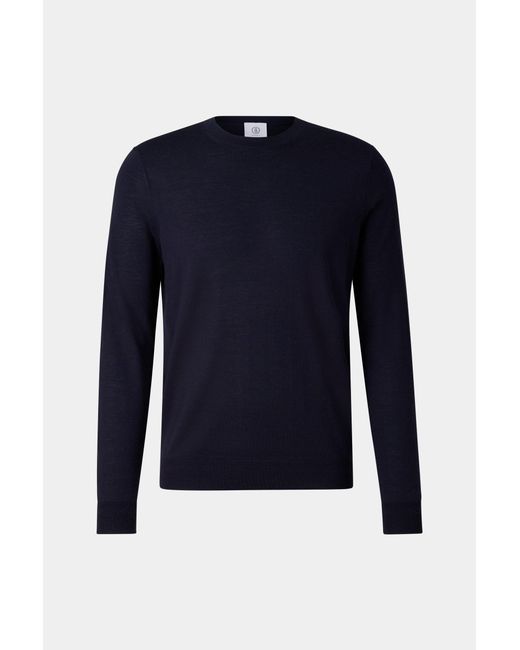 Bogner Blue Pure New Wool Cashmere Sweater for men