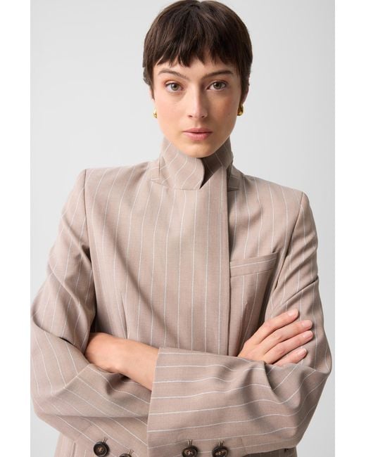 Bogner Brown Virgin Wool Blazer Janina For