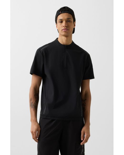 Bogner Fire + Ice Black Aouli Functional Shirt for men
