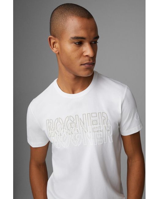 Bogner White Kane T-shirt for men