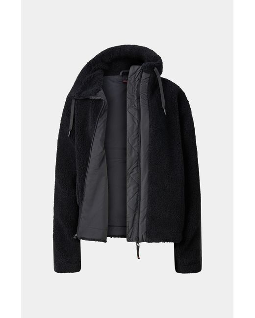 Bogner Fire + Ice Black Ninetta Mid-layer Teddy Jacket