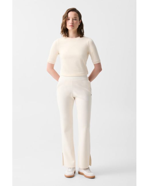 Bogner White Josie Knitted Trousers
