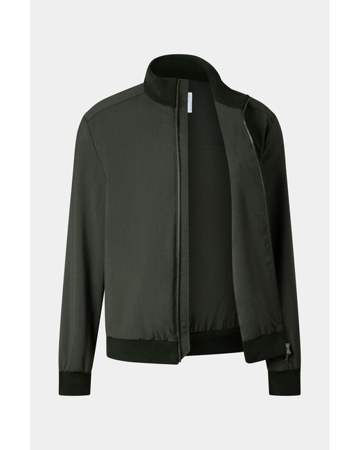 Bogner Black Virgin Wool Jacket Milan for men