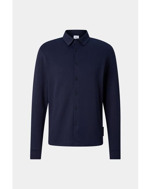 Bogner Blue Franz Cotton Shirt for men