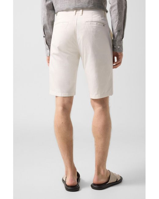 Bogner White Miami Cotton Shorts For for men