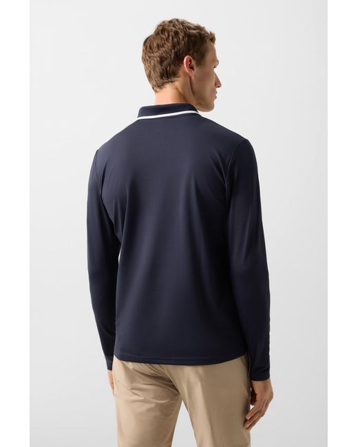 Bogner Blue Jonah Polo Long-sleeved Top for men