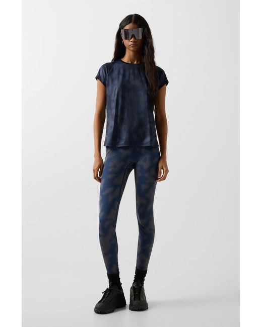 Bogner Fire + Ice Blue Brenna Functional Short-sleeved Top