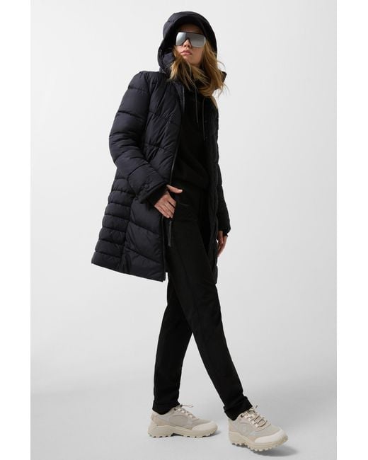 Bogner Fire + Ice Black Aenny Quilted Coat