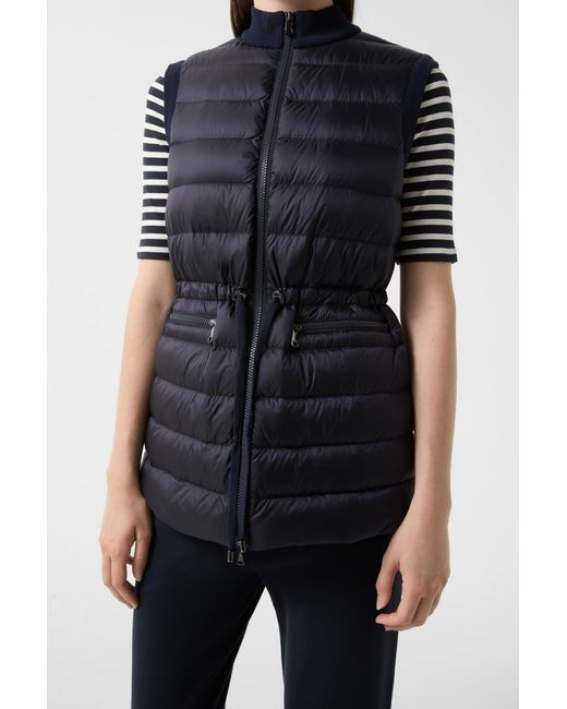 Bogner Blue Arina Hybrid Down Waistcoat