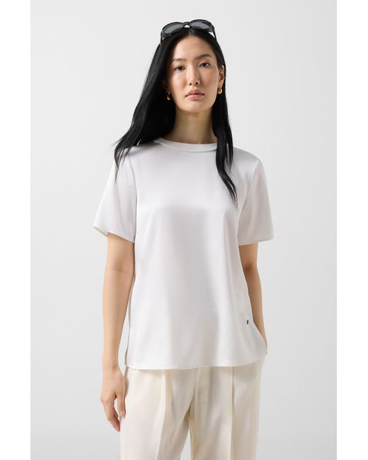 Bogner White Satin Shirt Dylan For