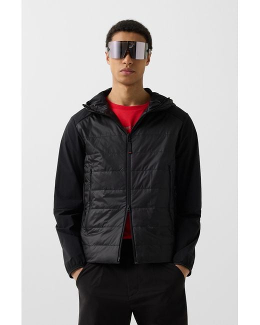 Bogner Fire + Ice Black Kegan Hybrid Jacket for men