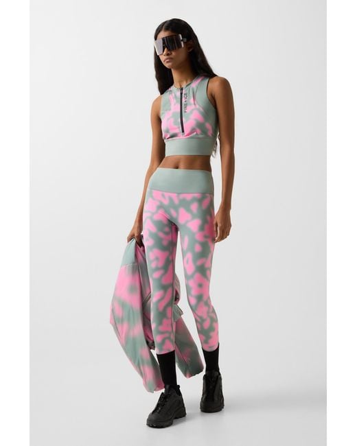 Bogner Fire + Ice Pink Cherien Tights For