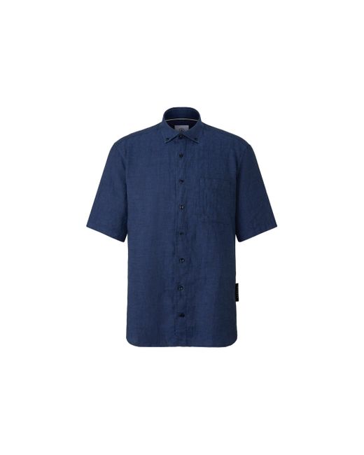 Bogner Leinen-Kurzarm-Hemd Lykos in Blue für Herren