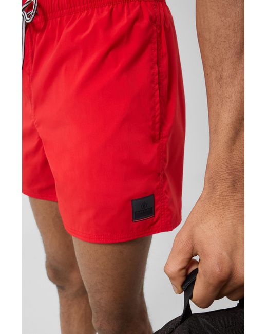 Bogner Fire + Ice Red Nelson Swim Trunks For for men