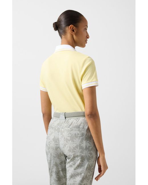 Bogner Yellow Jula Functional Short-sleeved Top