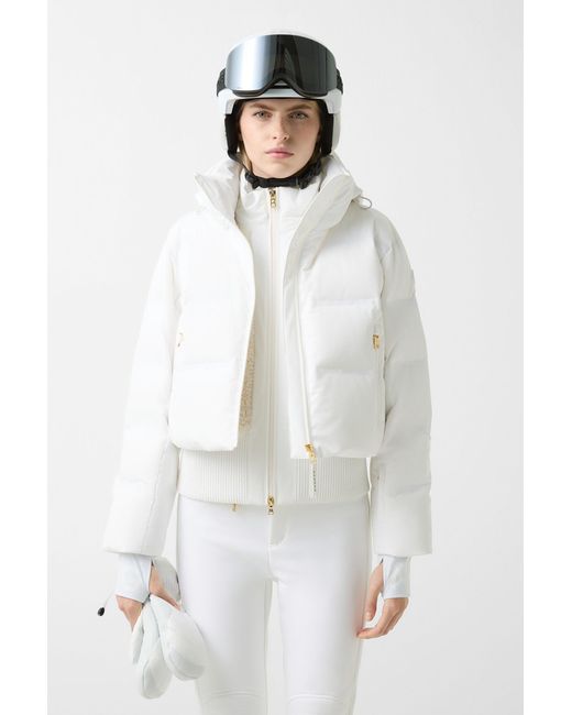 Bogner White 2-in-1 Down Ski Jacket Suri