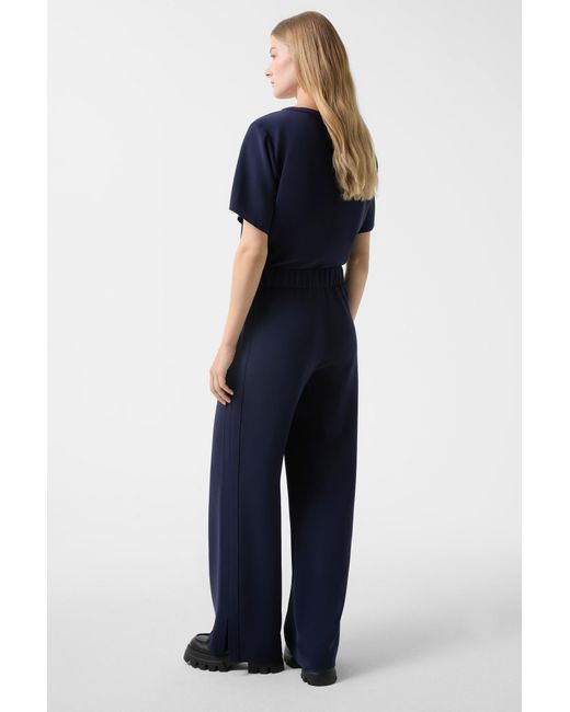 Bogner Blue Suzy Crepe Marlene Trousers