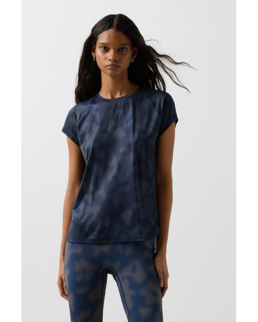 Bogner Fire + Ice Blue Brenna Functional Short-sleeved Top