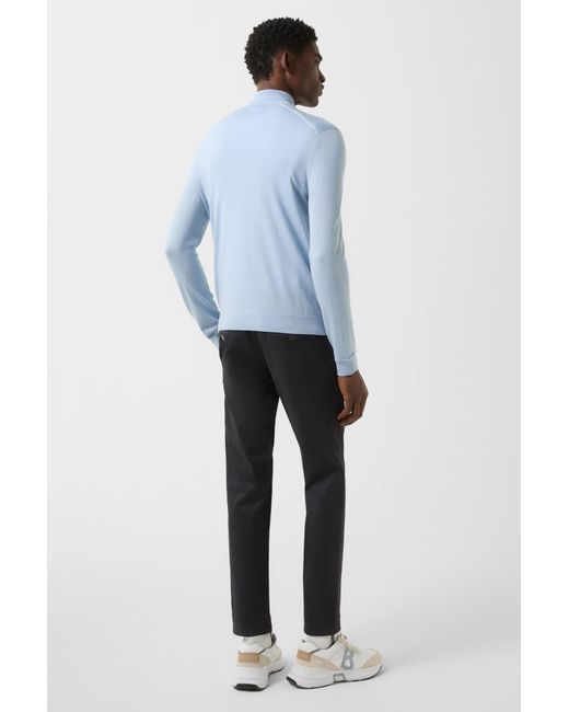 Bogner Blue Virgin Wool Ouri Troyer For for men