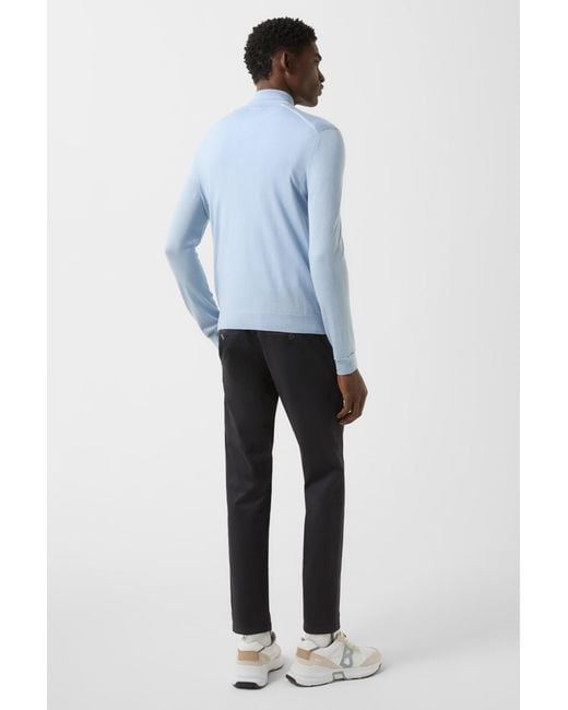 Bogner Blue Ouri Virgin Wool Jumper For for men