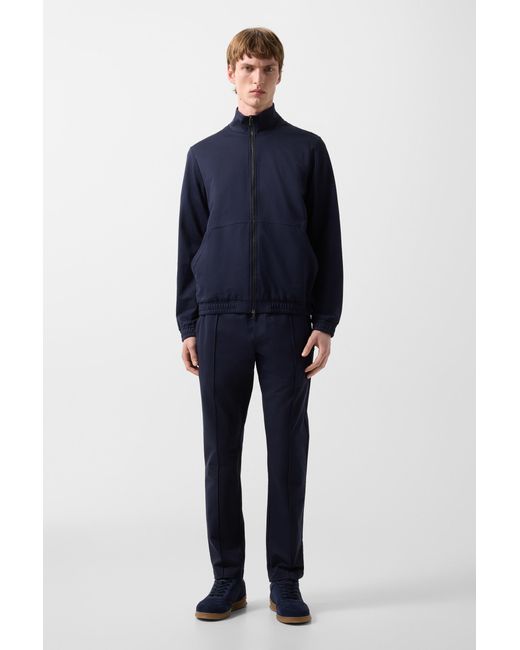 Bogner Blue Rupert Jersey Jacket for men