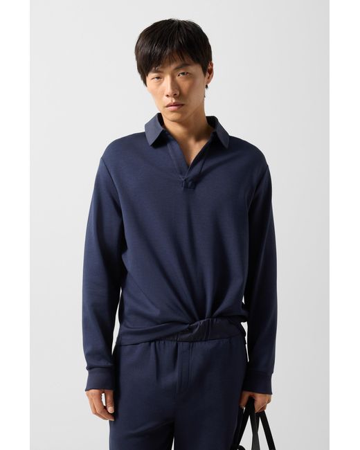 Bogner Blue Lionel Polo Sweatshirt For for men