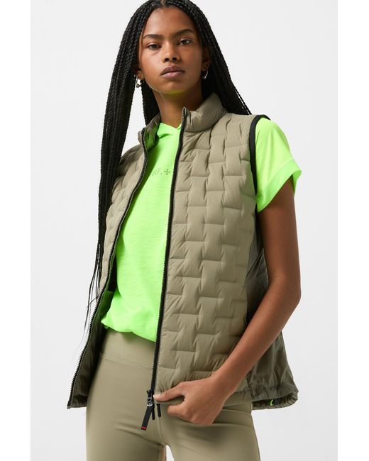 Bogner Fire + Ice Green Fenja Lightweight Down Waistcoat For