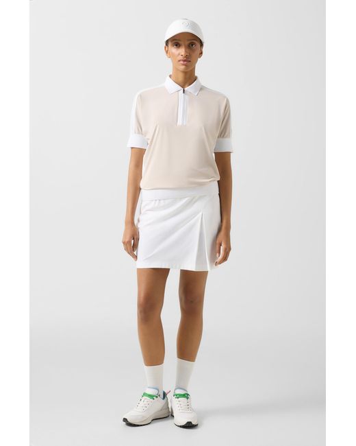 Bogner Natural Arabell Functional Short-Sleeved Top For