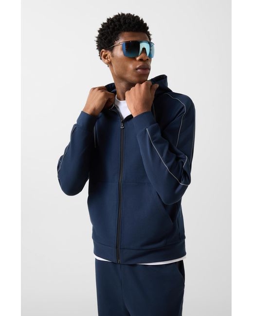 Bogner Fire + Ice Blue Uday Jersey Jacket for men