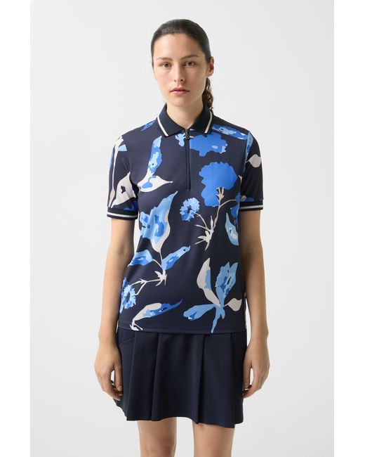 Bogner Blue Calista Functional Short-Sleeved Top For