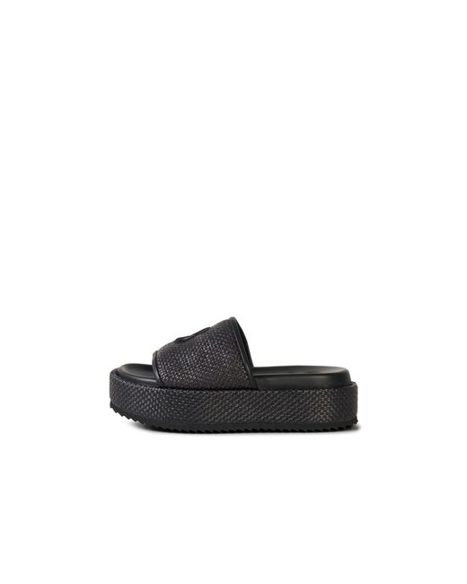 Bogner Black Sorrento Platform Sandals