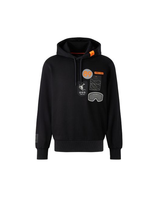 Bogner Fire + Ice Black Covell Hoodie for men