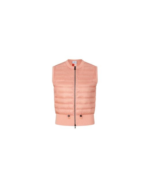 Bogner Pink Allisa Hybrid Knitted Gilet