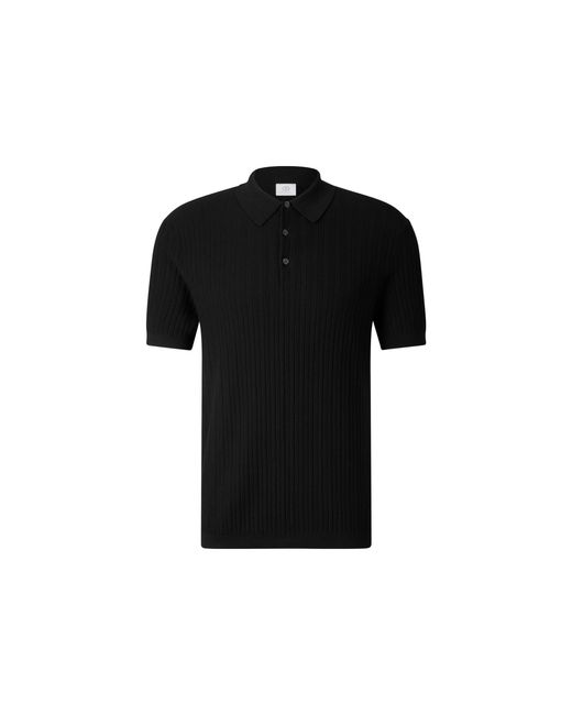 Bogner Black Tobias Knitted Polo Shirt For for men
