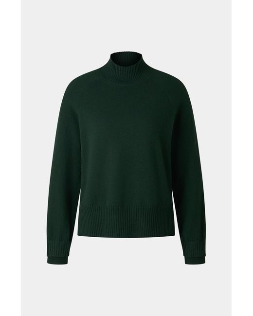 Bogner Green Virgin Wool Pullover Lysanne