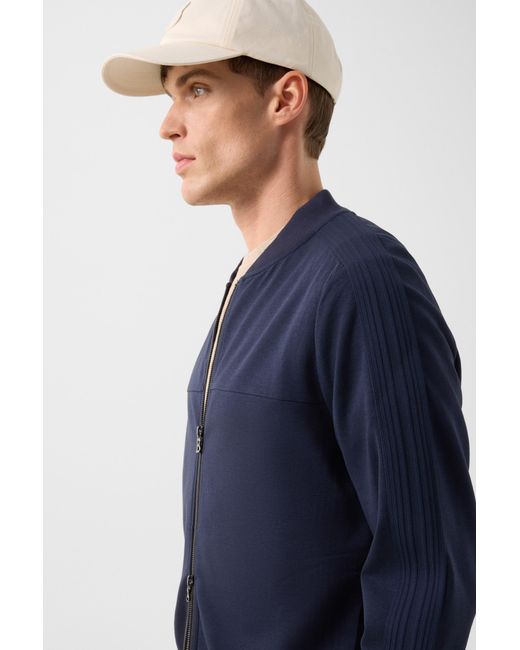 Bogner Blue Lennox Jersey Jacket for men