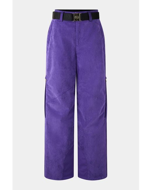 Bogner Purple Corduroy Ski Trousers Any