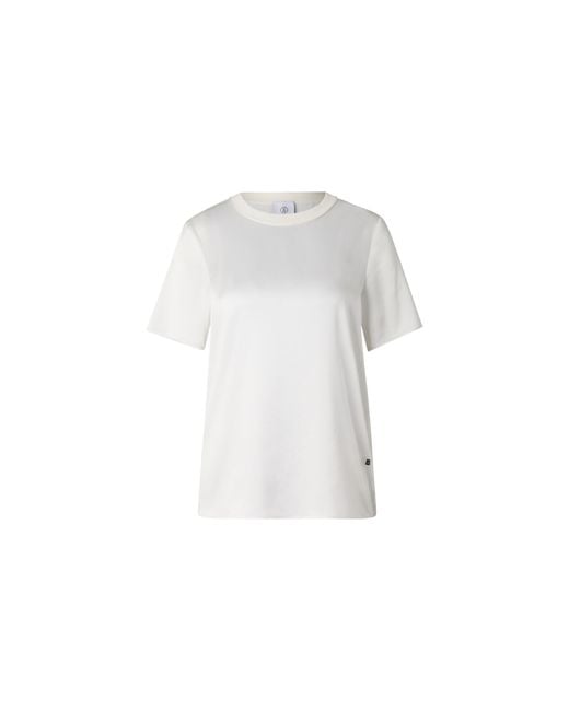 Bogner White Satin Shirt Dylan For