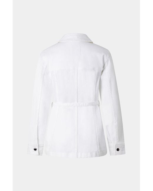 Bogner White Pelin Denim Jacket