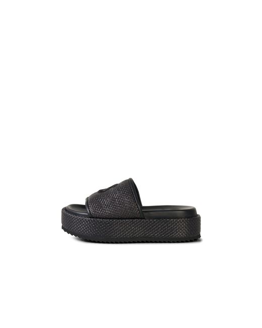 Bogner Black Sorrento Platform Sandals